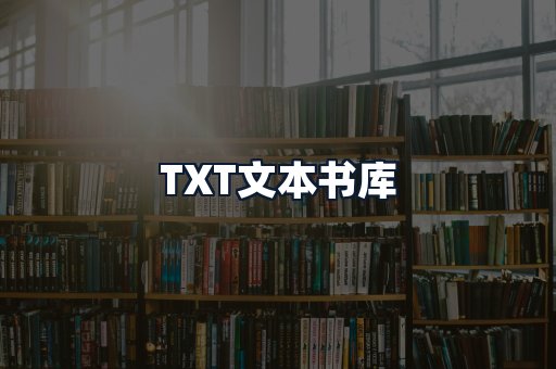 TXT文本书库